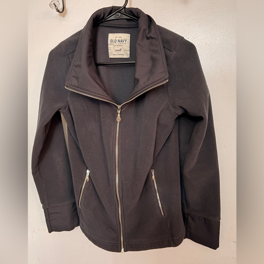 Old Navy Dark Utility Jacket with Zip Pockets